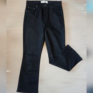 Reformation Black Flare Leg Jeans Size 28